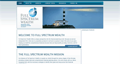 Desktop Screenshot of fullspectrumwealth.com